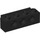 LEGO Black Brick 1 x 4 with Holes and Bumper Holder (2989)