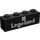 LEGO Black Brick 1 x 4 with Legoland-Logo White (3010)
