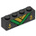 LEGO Noir Brique 1 x 4 avec Lloyd Gi Haut  (3010 / 36442)