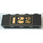 LEGO Black Brick 1 x 4 with Metalic Gold &#039;122&#039; (3010)