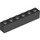 LEGO Black Brick 1 x 6 (3009 / 30611)