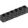 LEGO Noir Brique 1 x 6 avec des trous (3894)