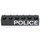LEGO Black Brick 1 x 6 with &#039;POLICE&#039; on Black Background Sticker (3009)