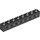 LEGO Black Brick 1 x 8 with Holes (3702)