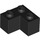 LEGO Black Brick 2 x 2 Corner (2357)