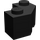 LEGO Noir Brique 2 x 2 Facet (87620)
