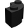 LEGO Black Brick 2 x 2 Round Corner with Stud Notch and Hollow Underside (3063 / 45417)