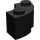 LEGO Schwarz Backstein 2 x 2 Runden Ecke mit Bolzenkerbe und verstärkter Unterseite (85080)