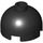 LEGO Noir Brique 2 x 2 Rond avec Dome Haut (Goujon creux, support d&#039;essieu) (3262 / 30367)