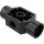 LEGO Noir Brique 2 x 2 avec Trou et Deux Rotation Joint Sockets (48172 / 48461)