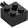 LEGO Black Brick 2 x 2 with Pin and Axlehole (6232 / 42929)