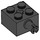 LEGO Black Brick 2 x 2 with Pin and Axlehole (6232 / 42929)