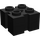 LEGO Schwarz Backstein 2 x 2 mit Slots und Axlehole (39683 / 90258)