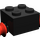 LEGO Noir Brique 2 x 2 avec roues Titulaire (Boucles fermées) (3137)