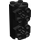 LEGO Black Brick 2 x 2 x 3.3 Octagonal With Side Studs (6042)