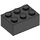 LEGO Zwart Steen 2 x 3 (3002)