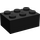 LEGO Zwart Steen 2 x 3 (Eerder, zonder kruissteunen) (3002)