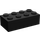 LEGO Black Brick 2 x 4 (Earlier, without Cross Supports) (3001)