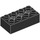 LEGO Black Brick 2 x 4 with Axle Holes (39789)
