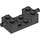 LEGO Zwart Steen 2 x 4 met Uitsparing en Wiel Holders (18892 / 42947)