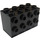 LEGO Black Brick 2 x 4 x 2 with Studs on Sides (2434)
