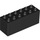 LEGO Black Brick 2 x 6 x 2 Weight with Plate Bottom (2378 / 73090)