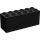 LEGO Black Brick 2 x 6 x 2 Weight with Plate Bottom (2378 / 73090)