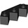 LEGO Black Brick 3 x 3 Facet (2462)