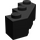 LEGO Black Brick 3 x 3 Facet (2462)