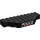 LEGO Black Brick 4 x 10 without Two Corners with Red Underline (30181)