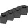 LEGO Noir Brique 4 x 4 Facet (14413)