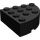 LEGO Zwart Steen 4 x 4 Ronde Hoek (2577)