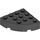 LEGO Zwart Steen 4 x 4 Ronde Hoek (2577)