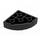 LEGO Noir Brique 4 x 4 Rond Coin (2577)