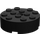 LEGO Black Brick 4 x 4 Round with Hole (87081)