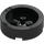 LEGO Black Brick 4 x 4 Round with Recessed Center (68325)