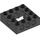 LEGO Schwarz Backstein 4 x 4 mit Open Center 2 x 2 (32324)