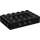 LEGO Schwarz Backstein 4 x 6 mit Open Center 2 x 4 (32531 / 40344)