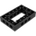LEGO Black Brick 4 x 6 with Open Center 2 x 4 (32531 / 40344)