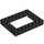 LEGO Black Brick 6 x 8 with Open Center 4 x 6 (1680 / 32532)