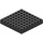 LEGO Noir Brique 8 x 8 (4201 / 43802)