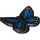 LEGO Black Butterfly (Smooth) with Blue and White (80674 / 103358)