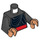 LEGO Schwarz Cairo Swordsman Torso (973 / 76382)