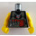 LEGO Negro Cam Torso (973)