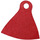 LEGO Zwart Cape met Rood Rug (49527)