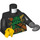 LEGO Schwarz Captain Redbeard Minifig Torso (973 / 73001)