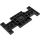 LEGO Schwarz Auto Base 10 x 4 x 0.7 mit Center Loch