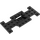 LEGO Noir Auto Base 4 x 10 x 0.67 avec 2 x 2 Open Centre (4212)
