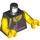 LEGO Black Cardio Carrie Minifig Torso (973 / 76382)