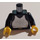 LEGO Noir Castle Torse avec Breastplate et Noir Bras (973 / 73403)